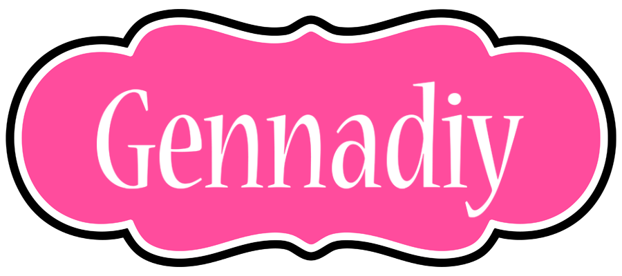 Gennadiy invitation logo