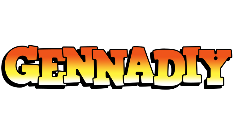 Gennadiy sunset logo