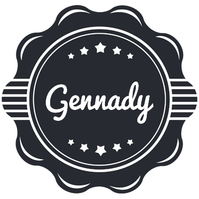 Gennady badge logo