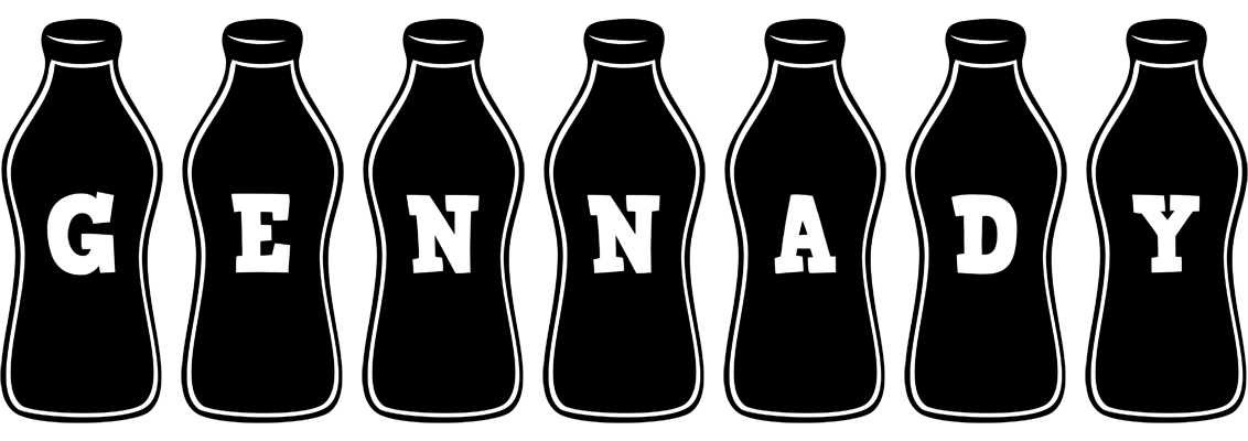 Gennady bottle logo
