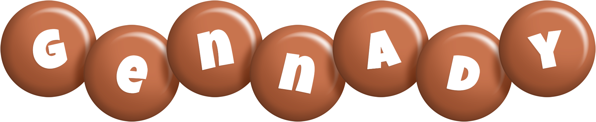 Gennady candy-brown logo