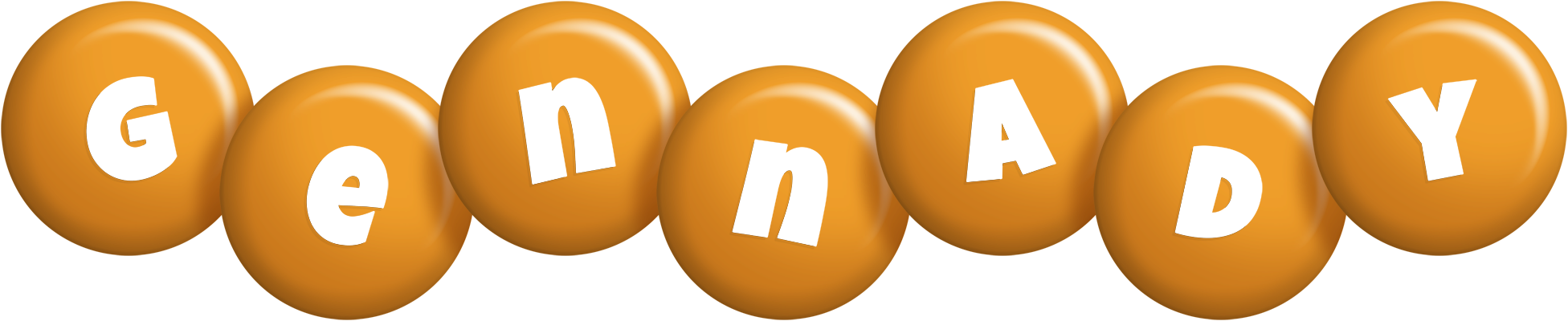 Gennady candy-orange logo