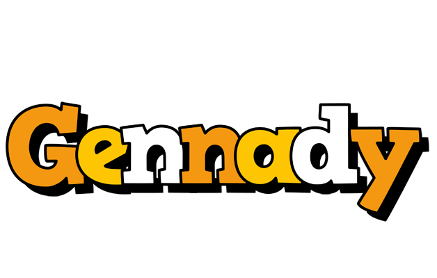 Gennady cartoon logo