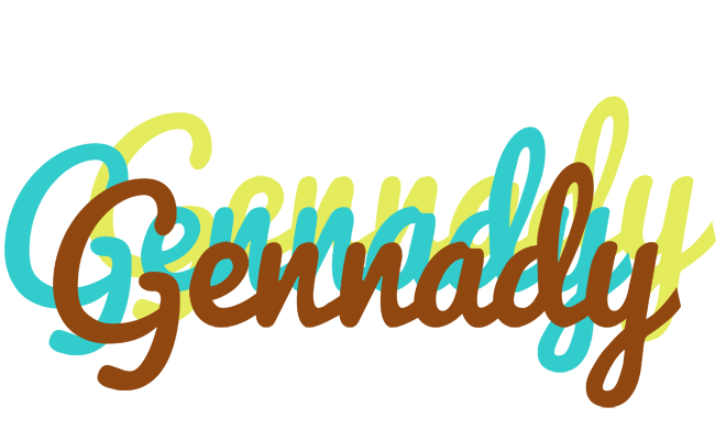 Gennady cupcake logo