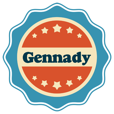 Gennady labels logo