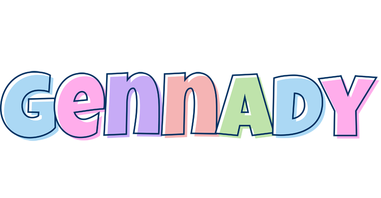 Gennady pastel logo