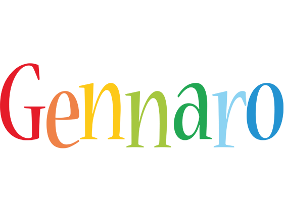 Gennaro birthday logo