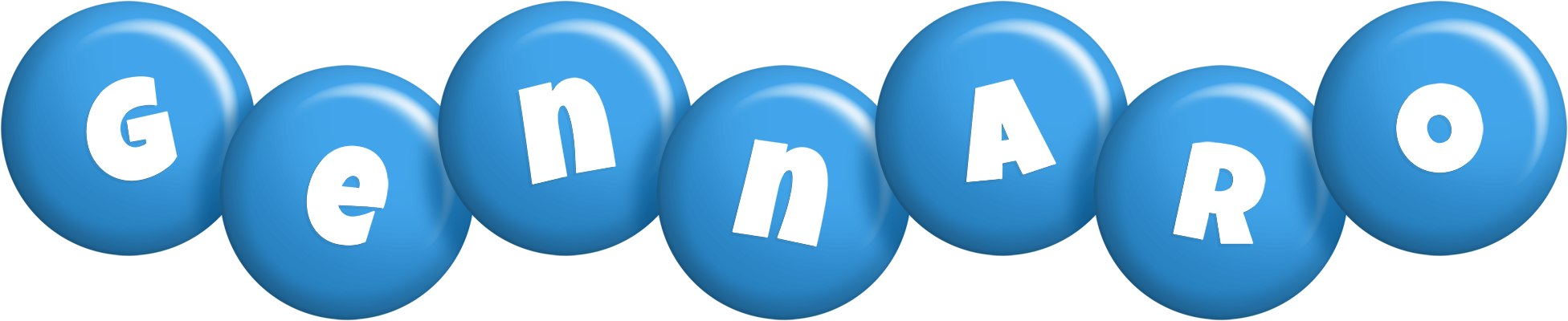 Gennaro candy-blue logo
