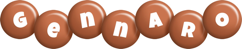 Gennaro candy-brown logo