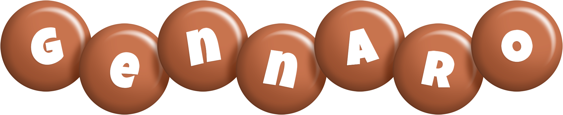 Gennaro candy-brown logo