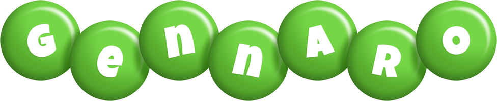 Gennaro candy-green logo