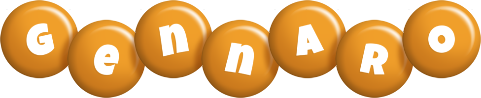 Gennaro candy-orange logo