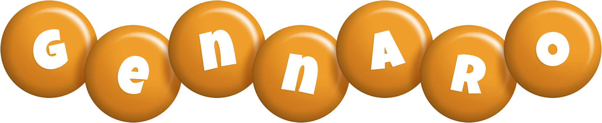 Gennaro candy-orange logo