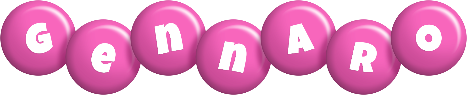 Gennaro candy-pink logo