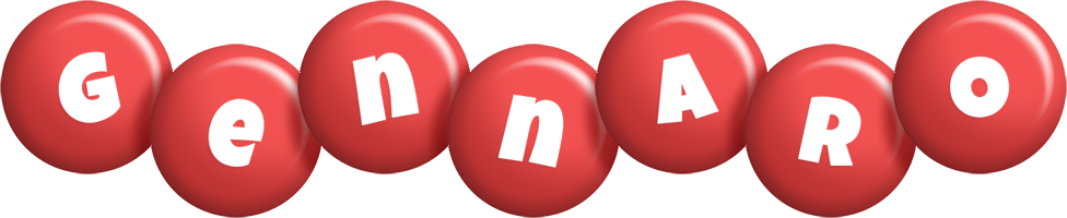 Gennaro candy-red logo