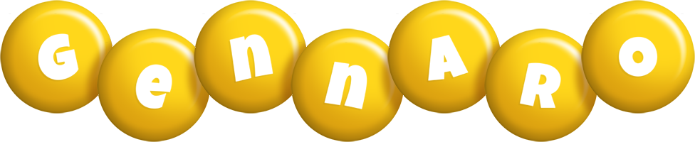 Gennaro candy-yellow logo