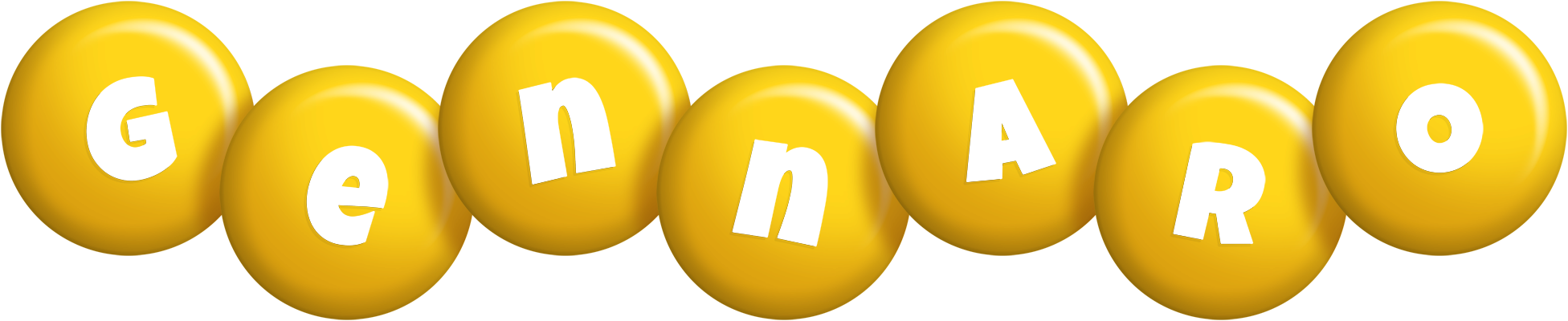 Gennaro candy-yellow logo