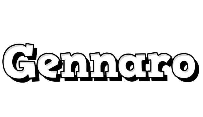 Gennaro snowing logo