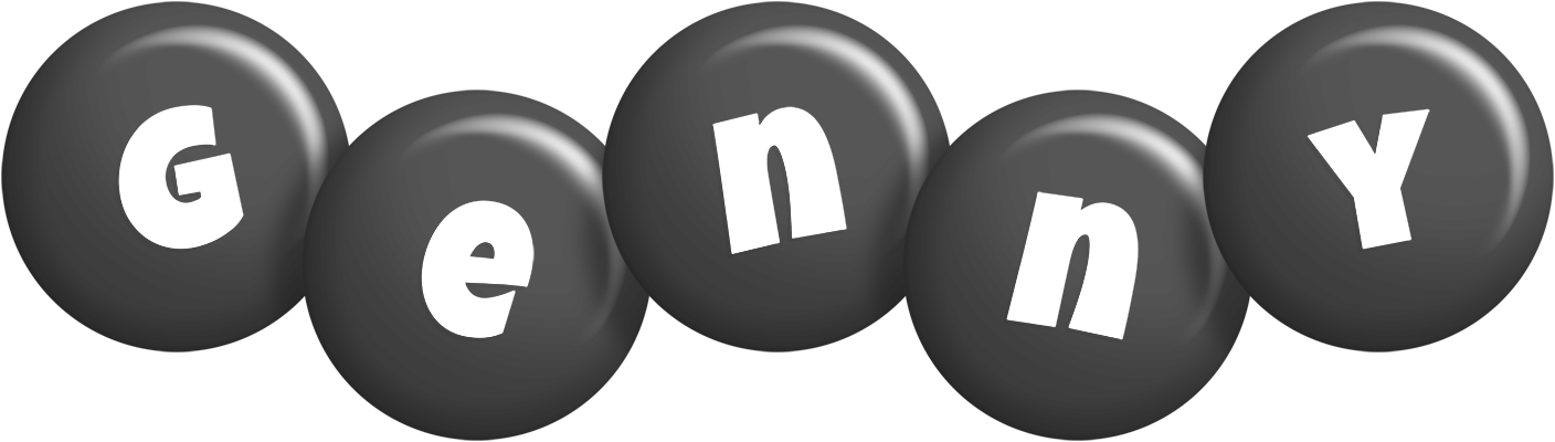 Genny candy-black logo