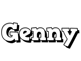 Genny snowing logo