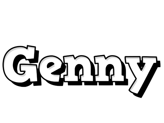 Genny snowing logo