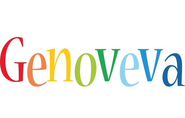 Genoveva birthday logo