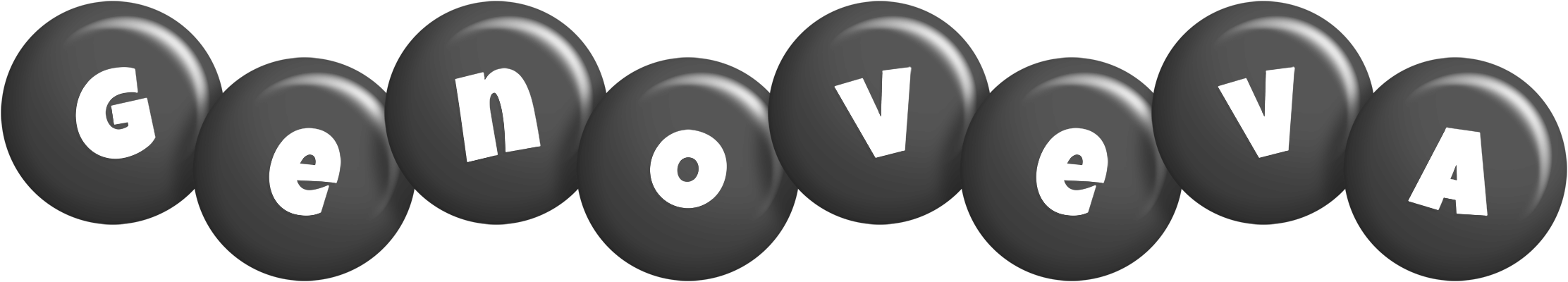 Genoveva candy-black logo