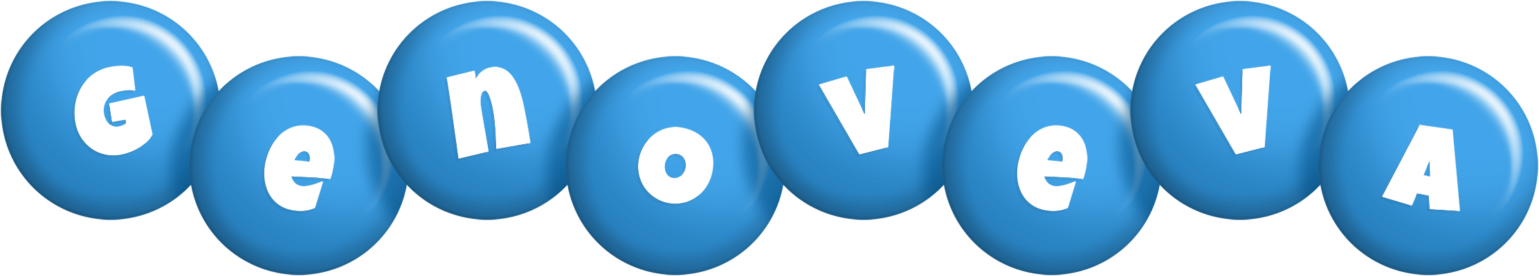 Genoveva candy-blue logo
