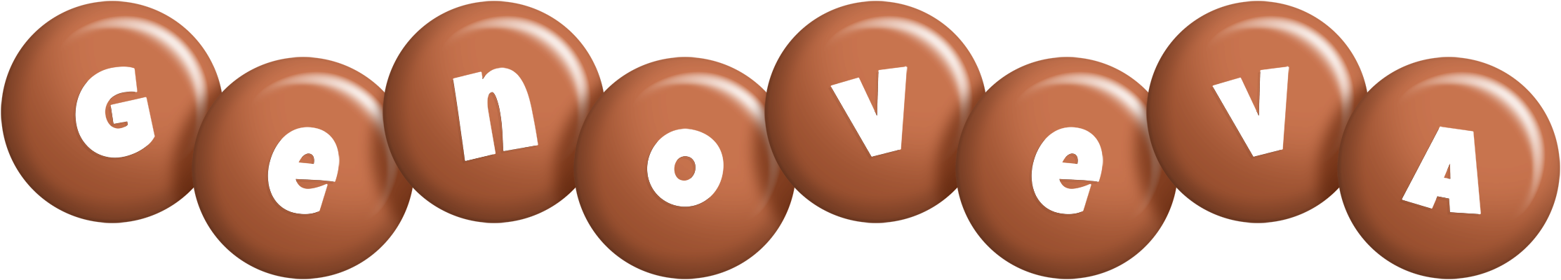 Genoveva candy-brown logo