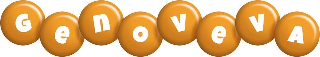Genoveva candy-orange logo