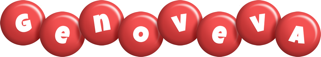 Genoveva candy-red logo