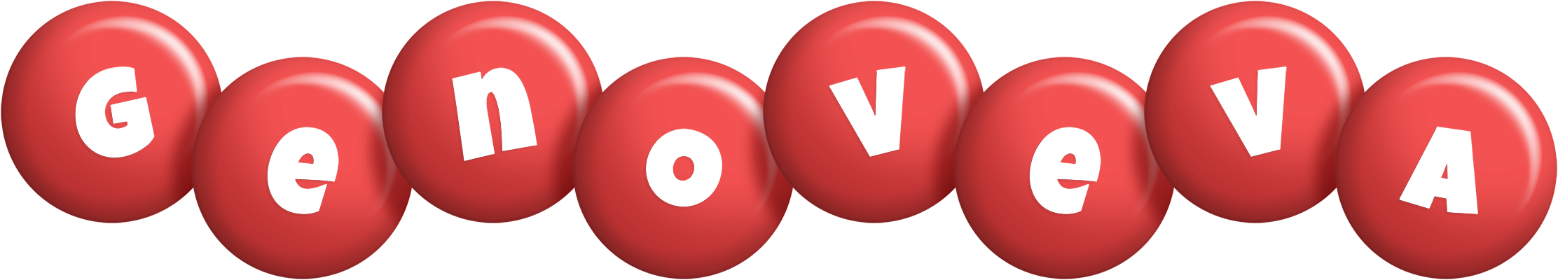 Genoveva candy-red logo