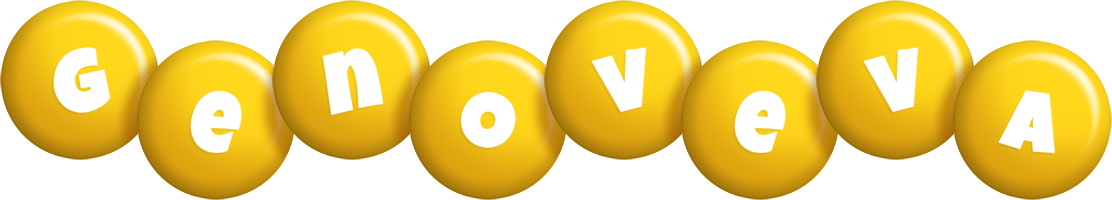 Genoveva candy-yellow logo