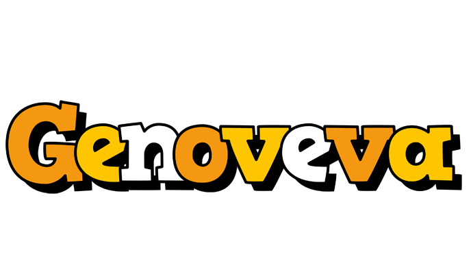 Genoveva cartoon logo