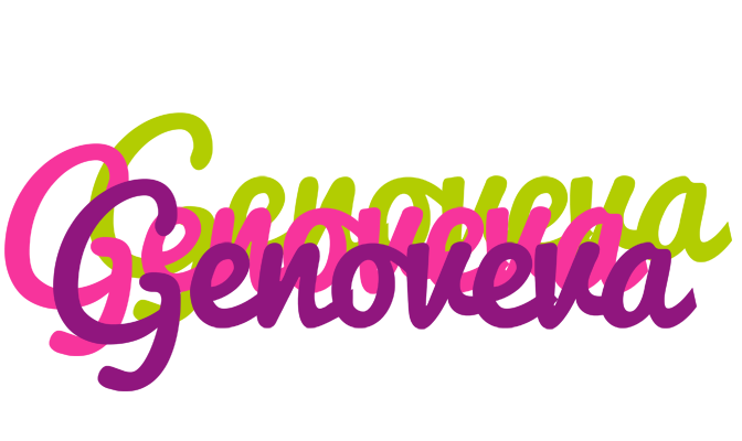 Genoveva flowers logo