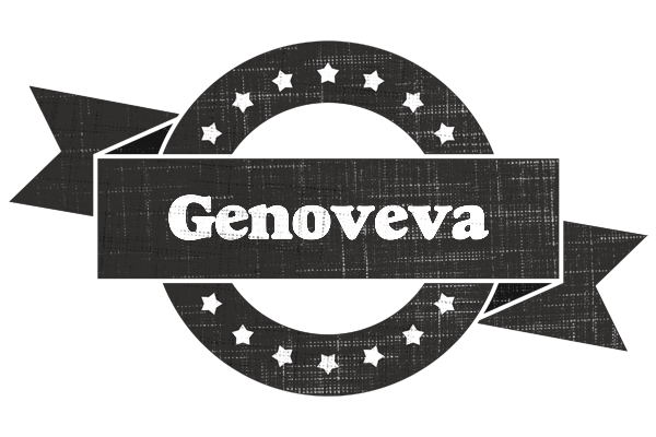 Genoveva grunge logo