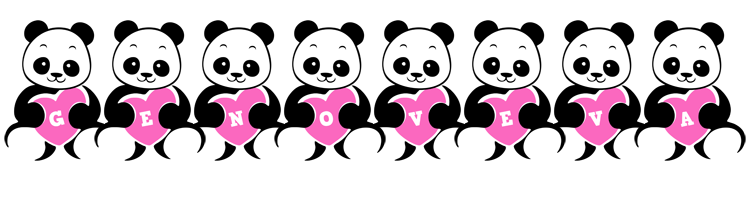 Genoveva love-panda logo