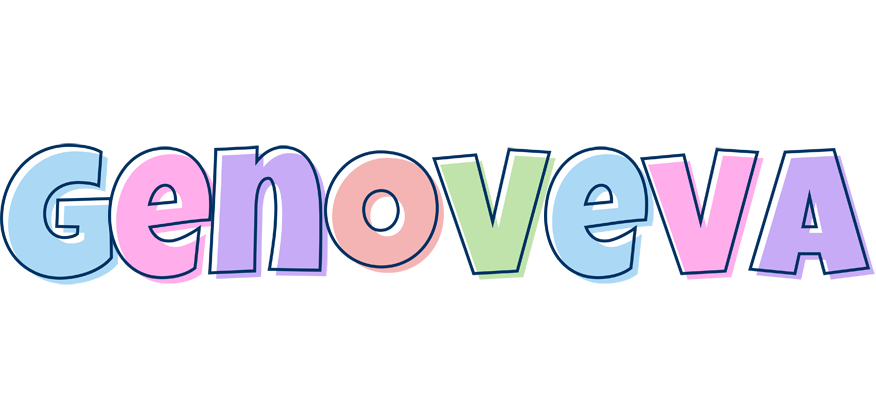 Genoveva pastel logo