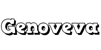 Genoveva snowing logo
