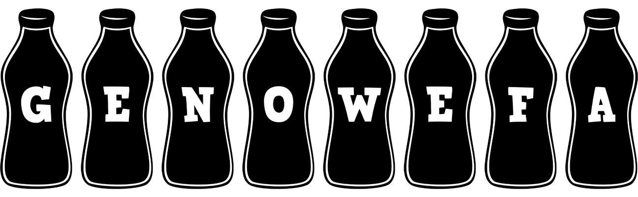 Genowefa bottle logo