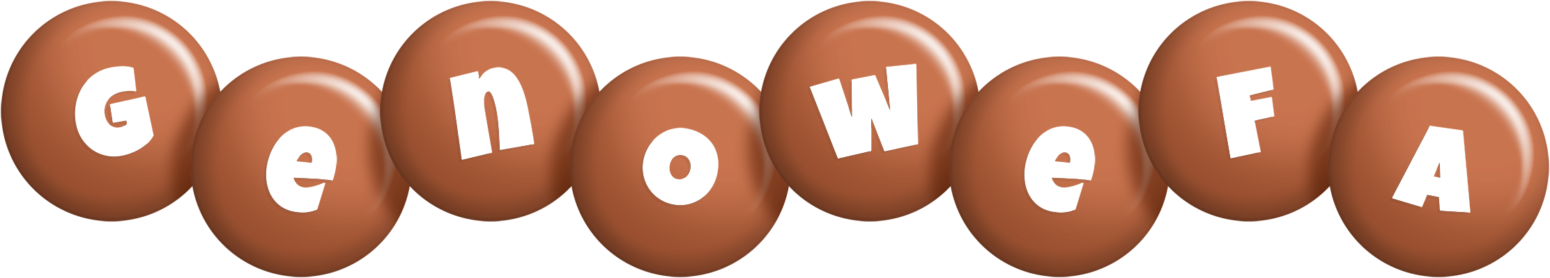 Genowefa candy-brown logo