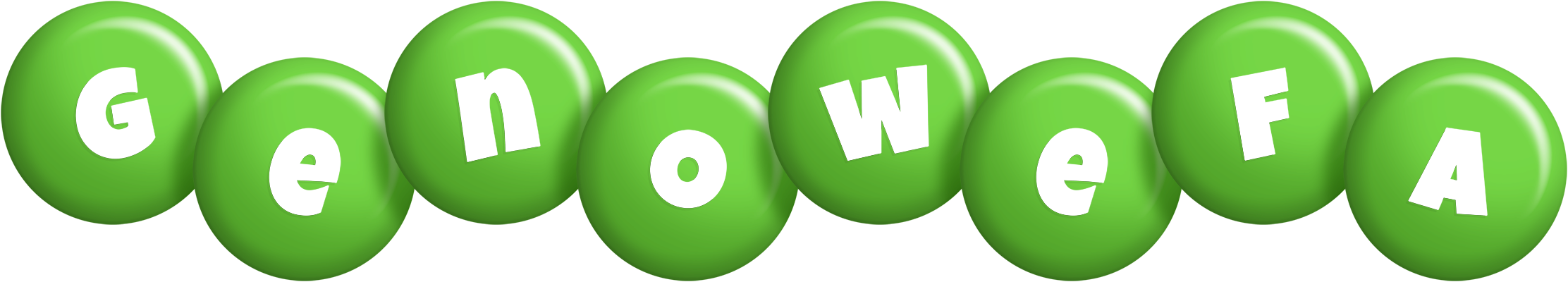 Genowefa candy-green logo