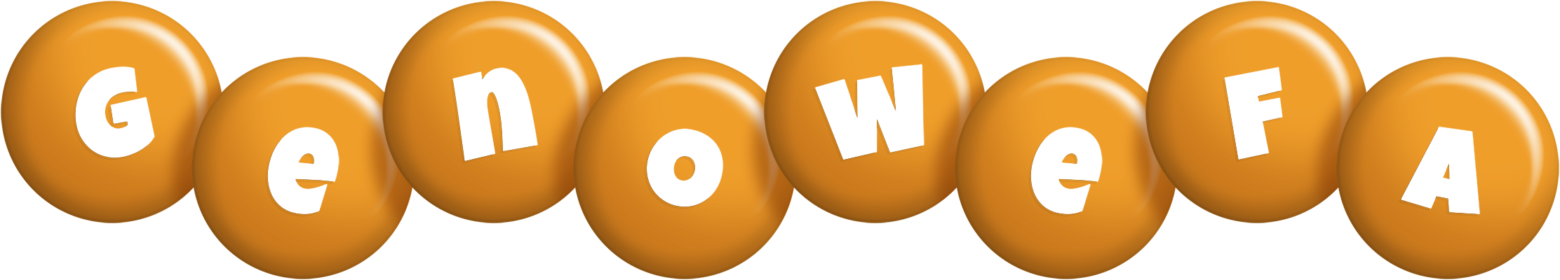 Genowefa candy-orange logo
