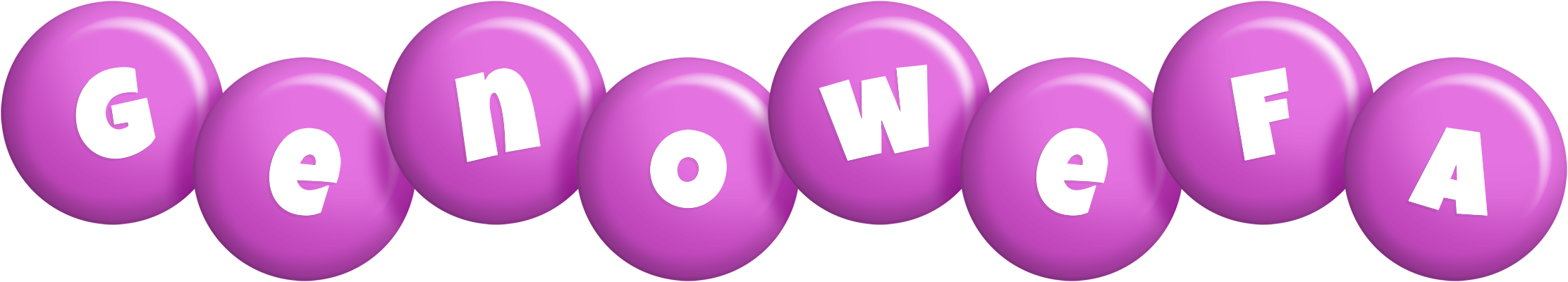 Genowefa candy-purple logo