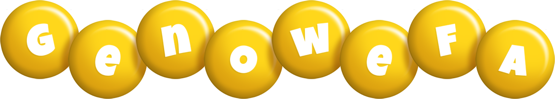 Genowefa candy-yellow logo