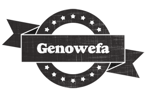 Genowefa grunge logo