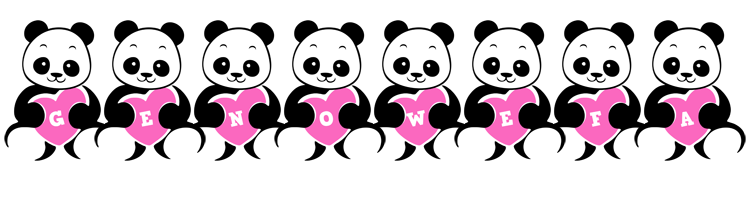 Genowefa love-panda logo