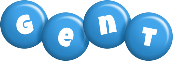 Gent candy-blue logo
