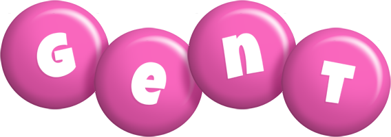 Gent candy-pink logo