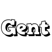 Gent snowing logo